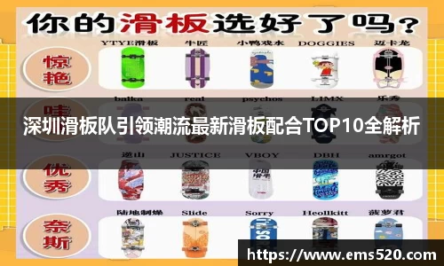 深圳滑板队引领潮流最新滑板配合TOP10全解析